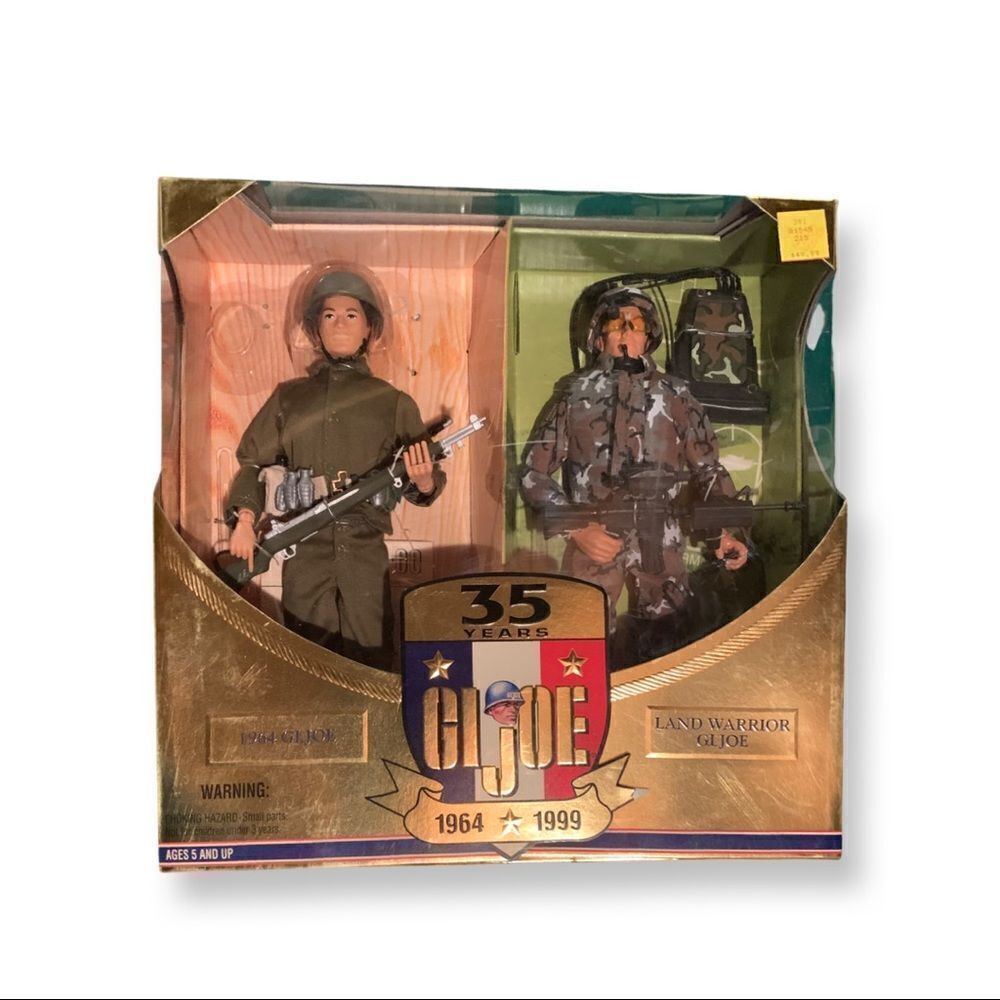 G.I.Joe 35th Anniversary Land Warriors Action Figure 2pack Then/Now Caucasian - Picture 2 of 12